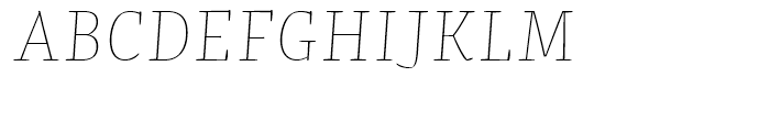 FF Franziska Hairline Italic Font UPPERCASE