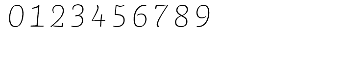 FF Franziska Thin Italic Font OTHER CHARS