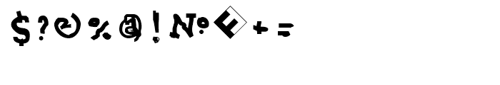 FF GebOil Regular Font OTHER CHARS