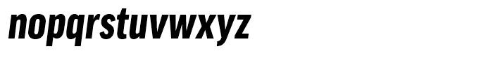 FF Good Condensed Black Italic Font LOWERCASE