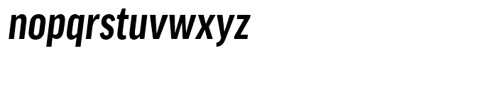 FF Good Condensed Bold Italic Font LOWERCASE