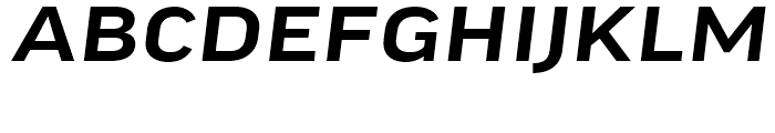 FF Good Extended Medium Italic Font UPPERCASE