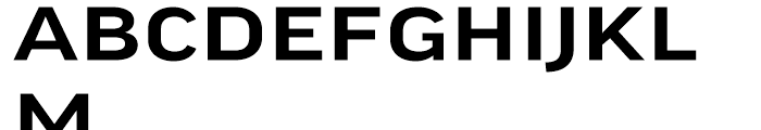 FF Good Extended Medium Font UPPERCASE