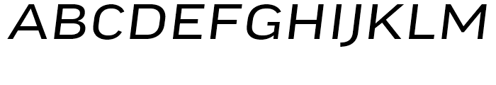 FF Good Extended Regular Italic Font UPPERCASE
