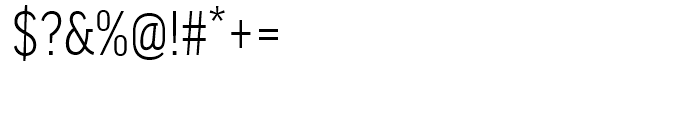 FF Good Headline Condensed Light Font OTHER CHARS