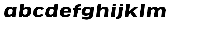 FF Good Headline Extended Bold Italic Font LOWERCASE