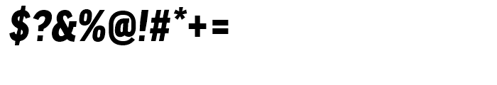 FF Good Headline Narrow Black Italic Font OTHER CHARS