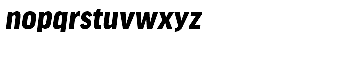 FF Good Headline Narrow Black Italic Font LOWERCASE
