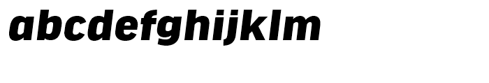FF Good Headline Wide Black Italic Font LOWERCASE