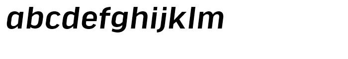 FF Good Headline Wide Medium Italic Font LOWERCASE