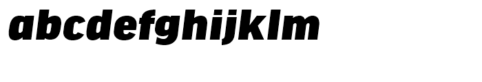 FF Good Headline Wide Ultra Italic Font LOWERCASE