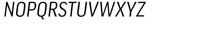 FF Good Narrow Regular Italic Font UPPERCASE