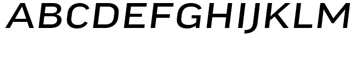 FF Good News Extended Italic Font UPPERCASE