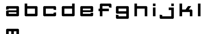 FF Gothic Regular Font LOWERCASE