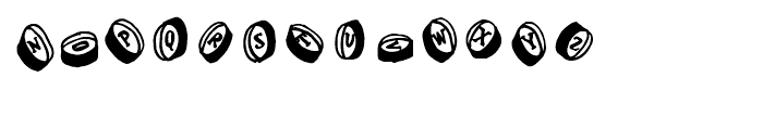 FF Handwriter Symbols Font LOWERCASE
