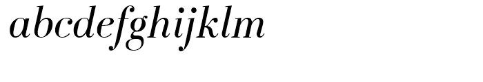 FF Holmen Regular Italic Font LOWERCASE