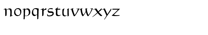 FF Humanist Regular Font LOWERCASE