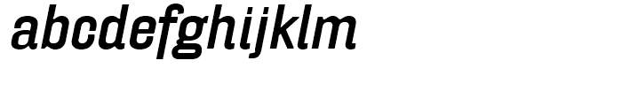 FF Hydra Extended Medium Italic Font LOWERCASE