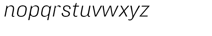 FF Hydra Text Light Italic Font LOWERCASE
