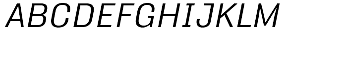 FF Hydra Text Regular Italic Font UPPERCASE