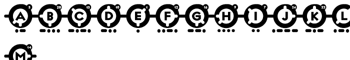 FF Identification One Regular Font UPPERCASE