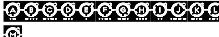 FF Identification One Regular Font LOWERCASE