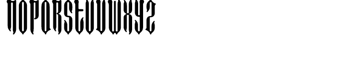 FF Imperial Long Bone Regular Font LOWERCASE