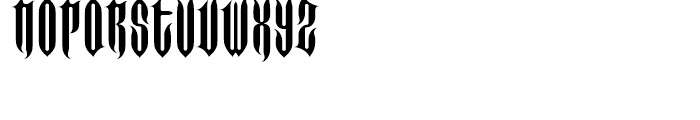 FF Imperial Spike Regular Font LOWERCASE