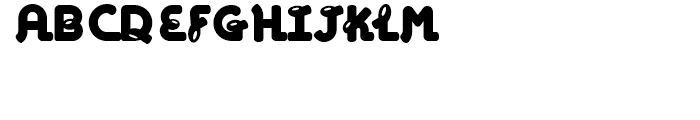 FF Inkling Bold Font UPPERCASE