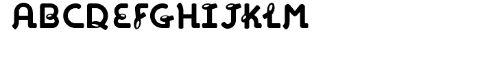 FF Inkling Regular Font UPPERCASE