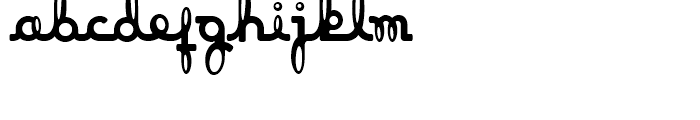 FF Inkling Regular Font LOWERCASE
