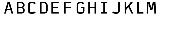 FF Jigger Angled Front Regular Font UPPERCASE