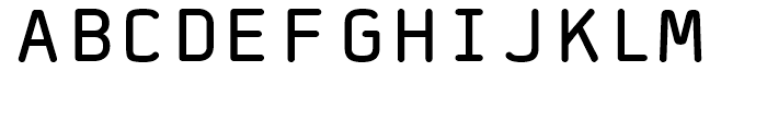 FF Jigger Rounded Front Regular Font UPPERCASE