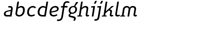 FF Karbid Display Regular Italic Font LOWERCASE
