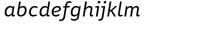 FF Karbid Regular Italic Font LOWERCASE