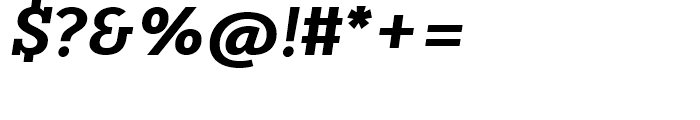 FF Karbid Slab Bold Italic Font OTHER CHARS