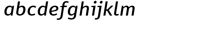 FF Karbid Text Medium Italic Font LOWERCASE