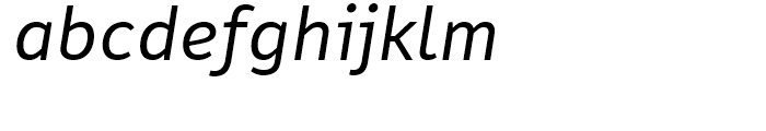 FF Karbid Text Regular Italic Font LOWERCASE
