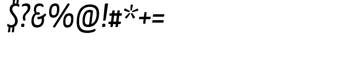 FF Kava Regular Italic Font OTHER CHARS