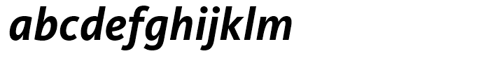 FF Kievit Bold Italic Font LOWERCASE
