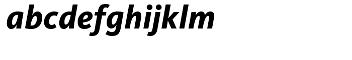 FF Kievit Extra Bold Italic Font LOWERCASE