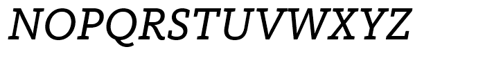 FF Kievit Slab Book Italic Font UPPERCASE