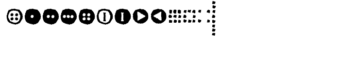 FF Kosmik Glyphs Regular Font UPPERCASE