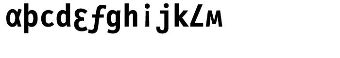 FF Letter Gothic Slang Bold Font LOWERCASE