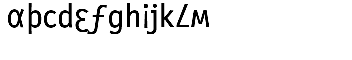 FF Letter Gothic Slang Text Regular Font LOWERCASE