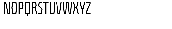 FF Mach Condensed Regular Font UPPERCASE