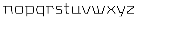 FF Mach Wide Light Font LOWERCASE
