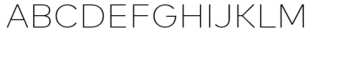 FF Mark Extra Light Font UPPERCASE