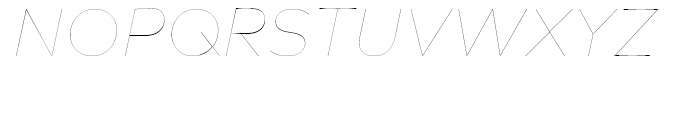 FF Mark Hairline Italic Font UPPERCASE