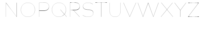 FF Mark Hairline Font UPPERCASE